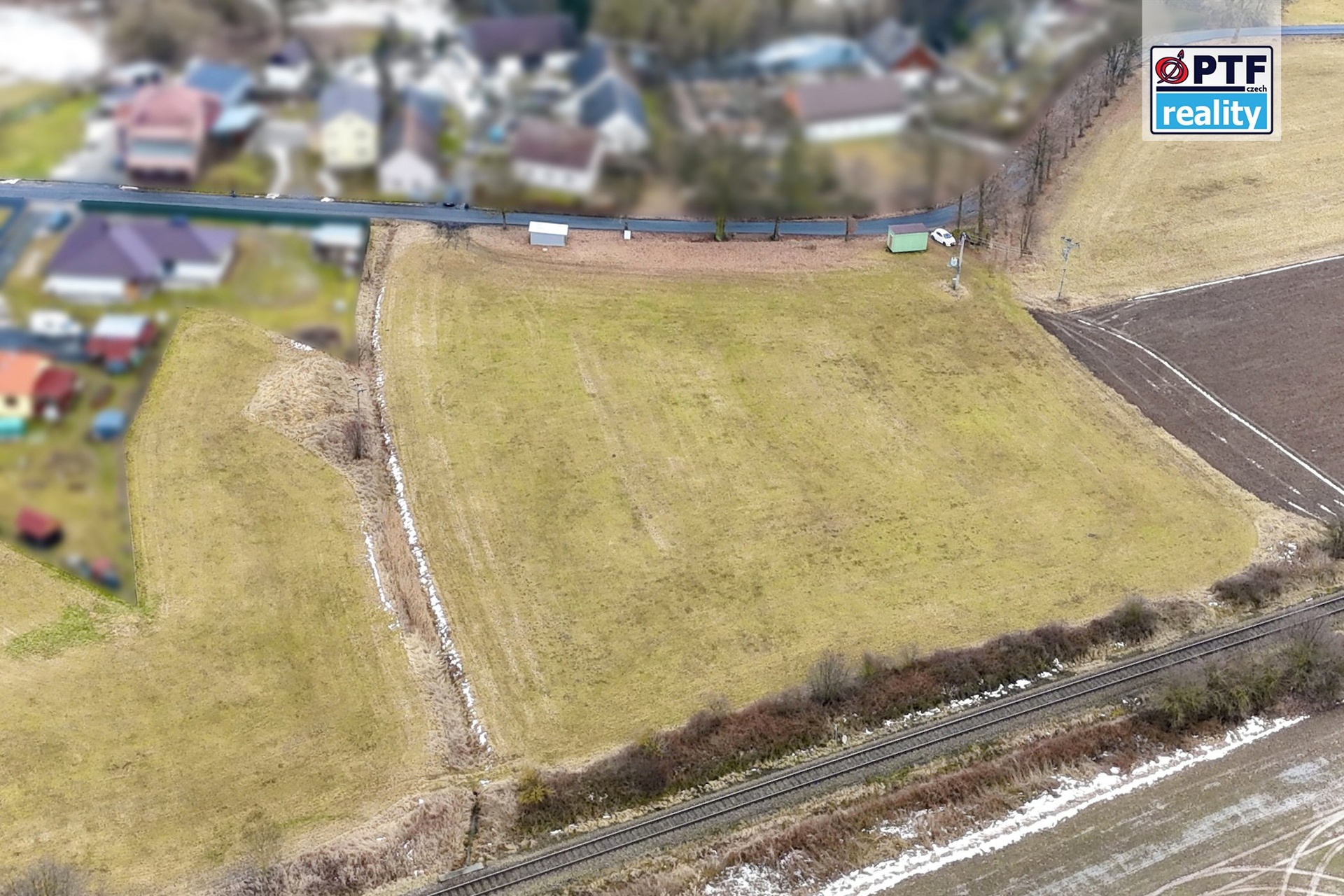 Prodej velkého stavebního pozemku (4000 m²), Bezděkov – Poborovice