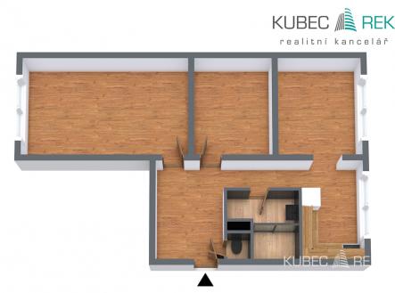 Prodej bytu, 3+1, 64 m²