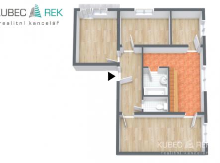 Pronájem bytu, 4+1, 84 m²
