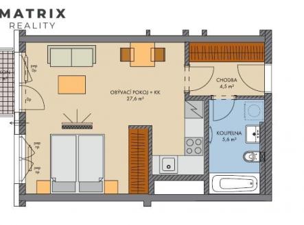 Prodej bytu, 1+kk, 38 m²