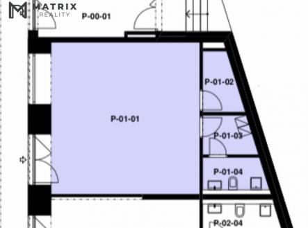 Pronájem obchodní prostory, 51 m²