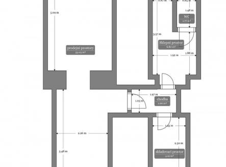 Prodej - komerční objekt, obchodní centrum, 1 m²