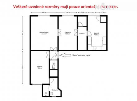 Pronájem bytu, 3+1, 93 m²