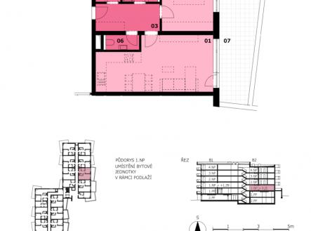 Prodej bytu, 2+kk, 60 m²