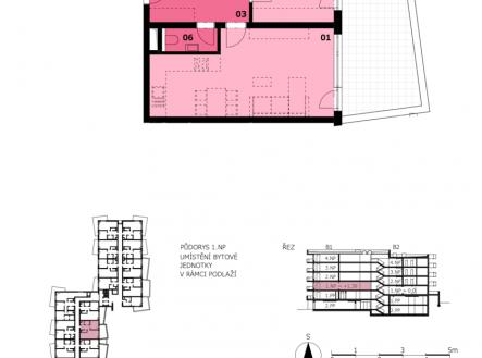 Prodej bytu, 2+kk, 60 m²