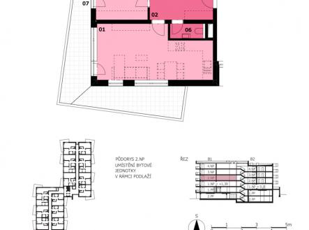 Prodej bytu, 2+kk, 60 m²