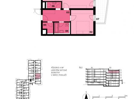 Prodej bytu, 2+kk, 60 m²