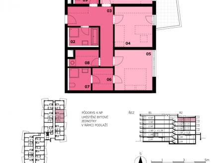 Prodej bytu, 3+kk, 91 m²