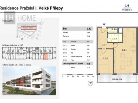 Prodej bytu, 2+kk, 66 m²