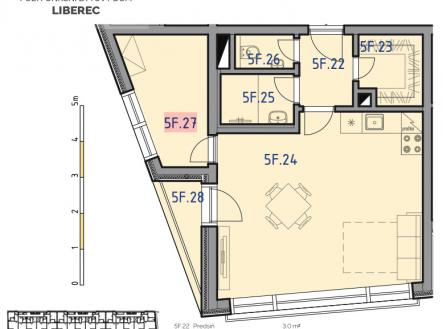 Prodej bytu, 2+kk, 48 m²