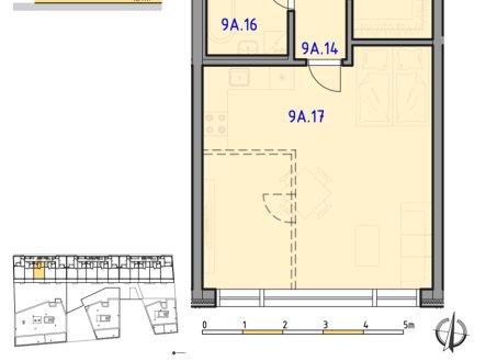 Prodej bytu, 1+kk, 52 m²