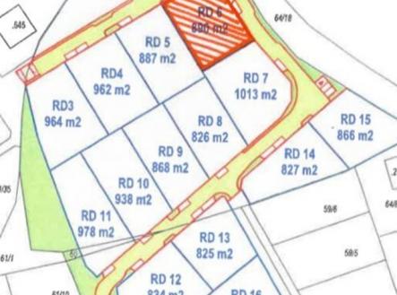 Prodej pozemku pro bydlení, 890 m²