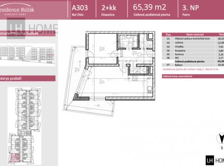 Prodej bytu, 2+kk, 65 m²
