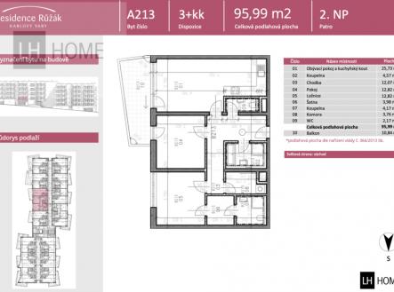 Prodej bytu, 3+kk, 95 m²