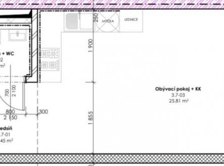 Prodej bytu, 1+kk, 35 m²
