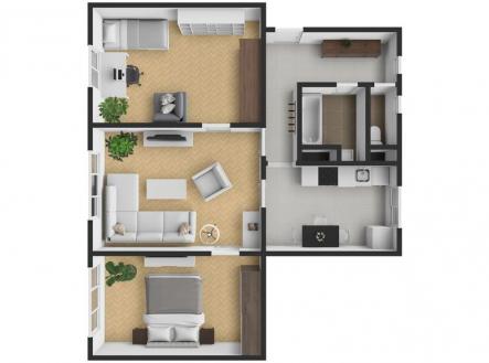 Prodej bytu, 3+1, 74 m²