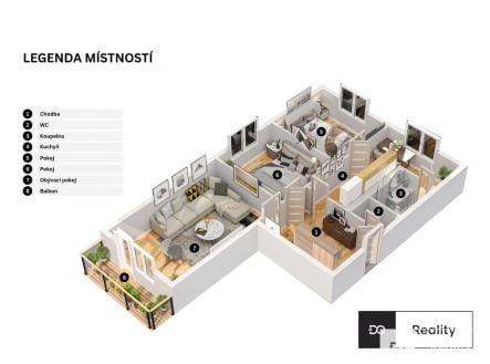 Prodej bytu, 3+1, 65 m²