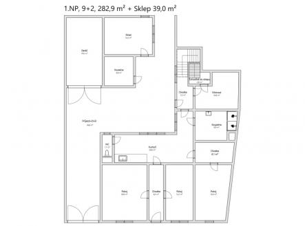 Prodej domu/vily, 282 m²