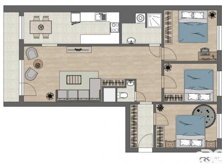 Prodej bytu, 4+1, 101 m²