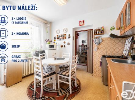 Prodej bytu, 3+1, 85 m²