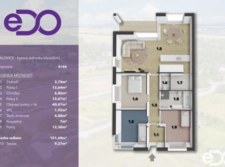 Prodej domu/vily, 102 m²