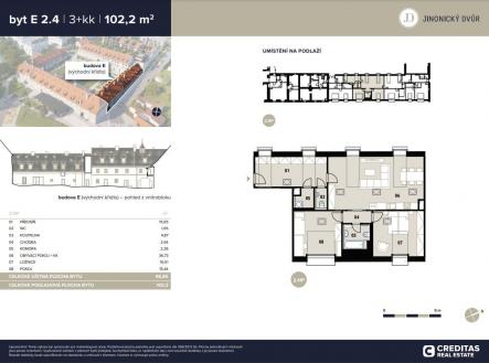 Prodej bytu, 3+kk, 102 m²