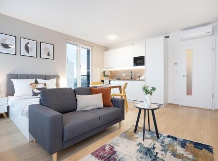 Pronájem bytu, 1+kk, 36 m²