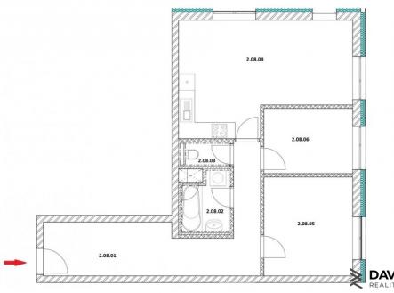 Prodej bytu, 3+kk, 71 m²