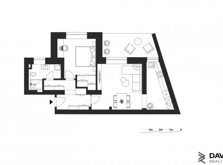 Prodej bytu, 2+kk, 62 m²