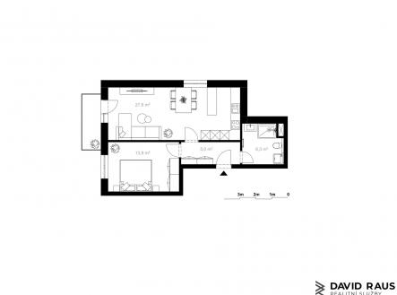 Prodej bytu, 2+kk, 53 m²