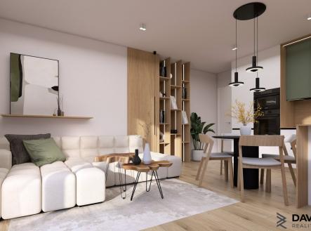 Prodej bytu, 2+kk, 45 m²