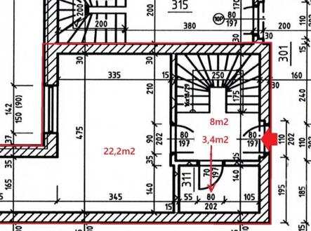 Pronájem bytu, 3+kk, 66 m²