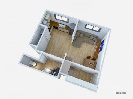 Prodej bytu, 1+1, 42 m²