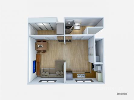 Prodej bytu, 1+1, 42 m²