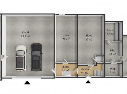 Prodej chaty/rekreačního objektu, 648 m²