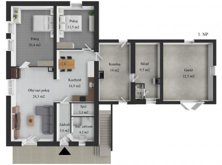Prodej domu/vily, 168 m²