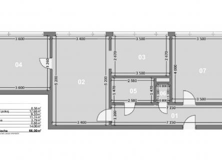 Prodej bytu, 3+1, 66 m²