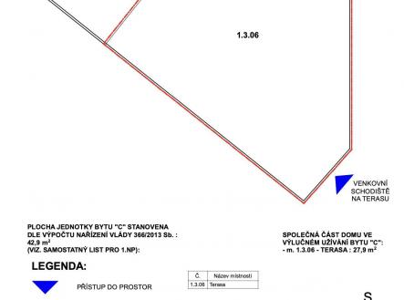 Prodej bytu, 1+1, 43 m²