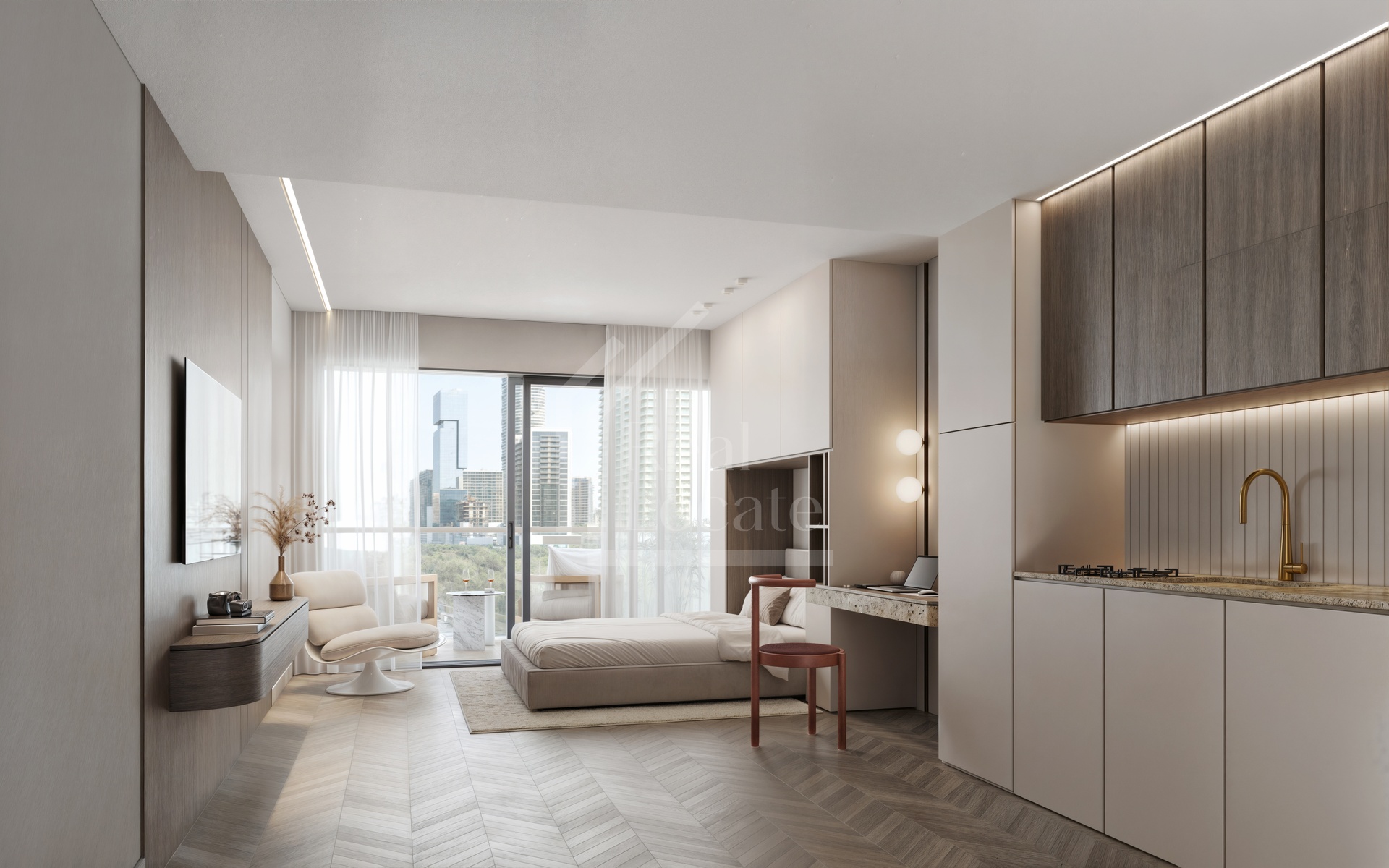 Prodej, byty 1+kk, 35 m² - Jumeirah Village Circle - Dubaj