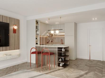 Prodej bytu, 2+kk, 56 m²