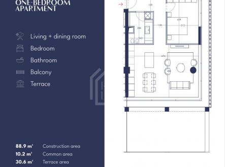 Prodej bytu, 1+kk, 99 m²