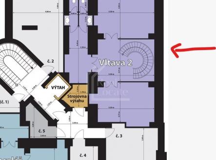 Pronájem kanceláře, 221 m²