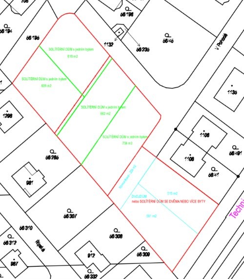 Prodej, stavební pozemek 563 m², Hovorčovice