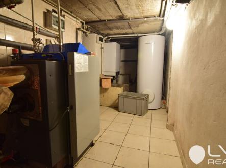 1.PP kotelna - kotel na tuhá paliva, tepelné čerpadlo