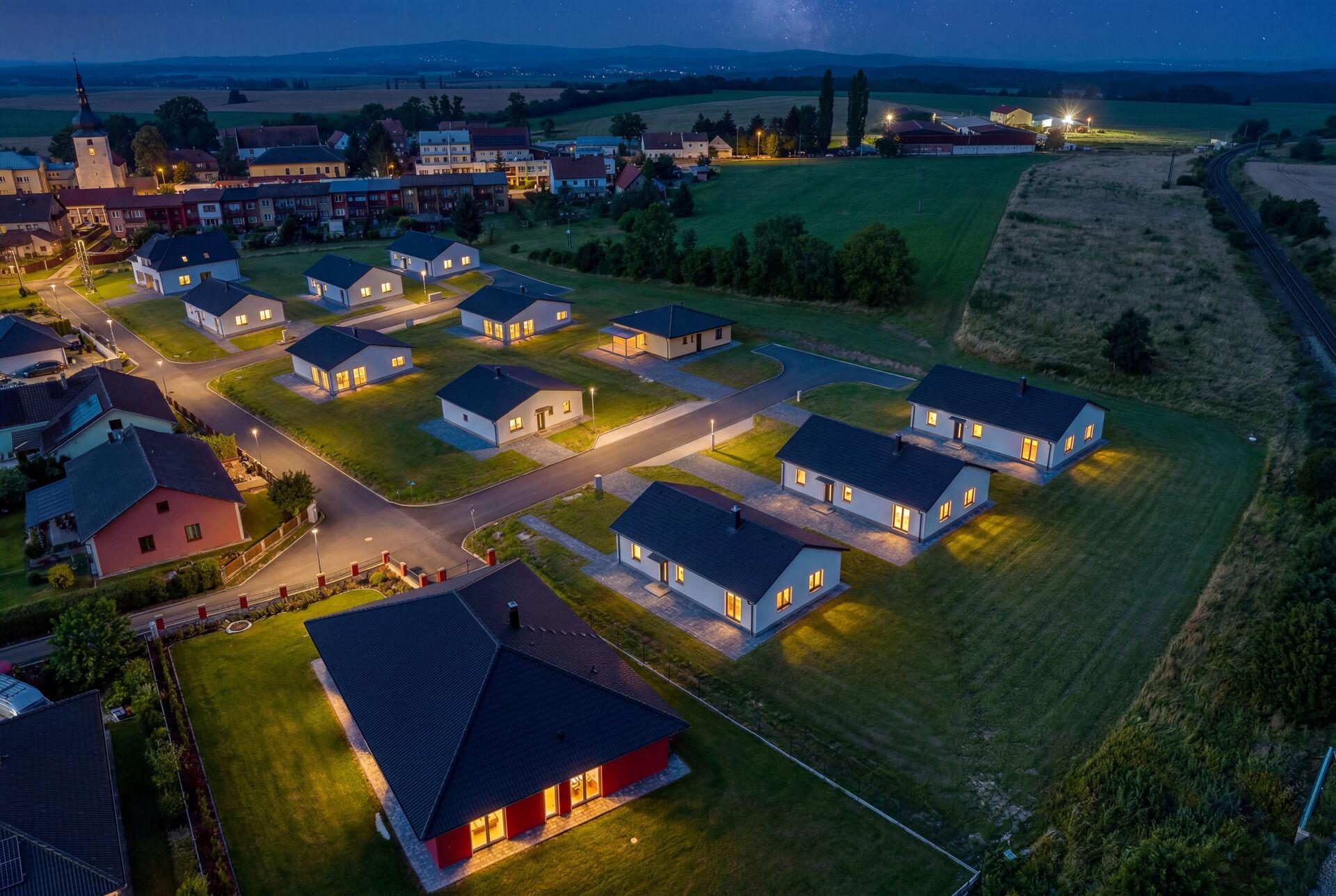 Rodinné domy jen 6 minut od Františkových Lázní