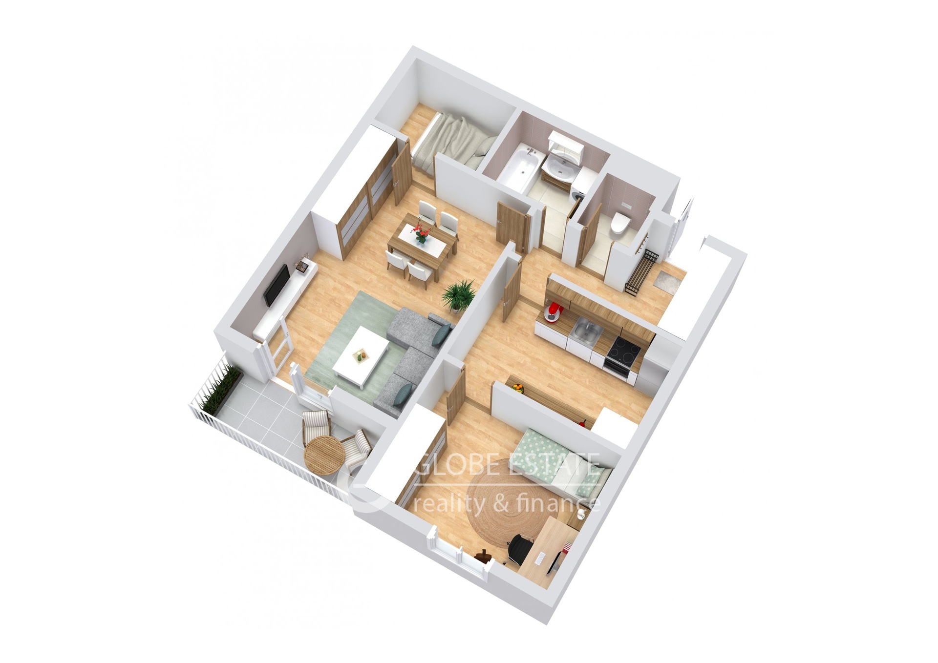 Floorplan letterhead - 160924 - 1. Floor - 3D Floor Plan