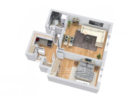 Prodej bytu, 2+kk, 50 m²