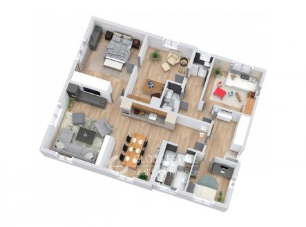 Prodej bytu, 5+1, 120 m²