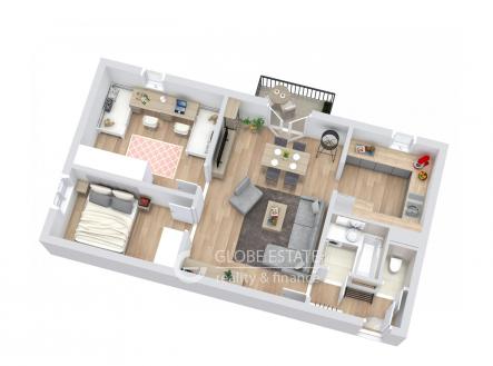 Prodej bytu, 3+kk, 65 m²