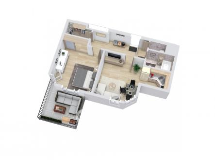 Prodej bytu, 2+kk, 71 m²